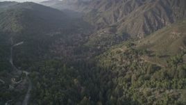5K aerial stock footage Flying over Pfeiffer Big Sur State Park, Big Sur, California Aerial Stock Footage | AXSF03_103