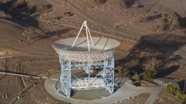 5K aerial stock footage of orbiting The Dish in the Stanford Foothills, Stanford, California Aerial Stock Footage | AXSF12_051