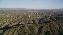 5K aerial stock footage a view of power lines on the hills, San Luis Obispo County, California Aerial Stock Footage | AXSF17_002