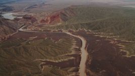 4K aerial stock footage of flying over Colorado River, Grand Canyon, Arizona Aerial Stock Footage | DCA04_058