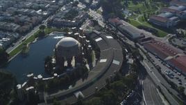 5K aerial stock footage Orbiting the Palace of Fine Arts, San Francisco, California Aerial Stock Footage | DCSF05_032