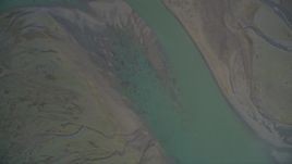 5K aerial stock footage of a bird's eye view of the marshes near Bolinas Lagoon, Bolinas, California Aerial Stock Footage | DFKSF06_146