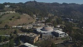 5K aerial stock footage of flying over Lawrence Berkeley National Laboratory, Lawrence Hall of Science, California Aerial Stock Footage | DFKSF08_018