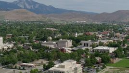 5.7K aerial stock footage of the Nevada State Capitol Building and other government buildings in Carson City, Nevada Aerial Stock Footage | DX0001_007_001
