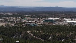 5.7K aerial stock footage of flying by Los Alamos National Laboratory, New Mexico Aerial Stock Footage | DX0002_133_024