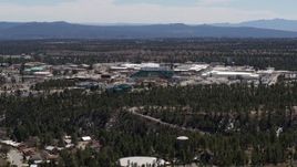 5.7K aerial stock footage of a view of the Los Alamos National Laboratory, New Mexico Aerial Stock Footage | DX0002_133_025