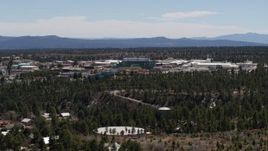 5.7K aerial stock footage flyby the Los Alamos National Laboratory complex, New Mexico Aerial Stock Footage | DX0002_133_037