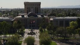 5.7K aerial stock footage of orbiting the Arizona State Capitol building in Phoenix, Arizona Aerial Stock Footage | DX0002_137_060