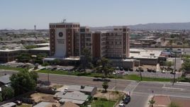 5.7K aerial stock footage of orbiting a hospital complex in Phoenix, Arizona Aerial Stock Footage | DX0002_140_020