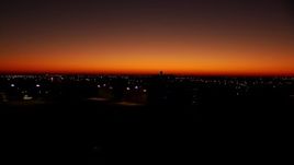 HD stock footage aerial video of taking off from Fort Worth Meacham International Airport at sunrise, Texas Aerial Stock Footage | HDA12_017