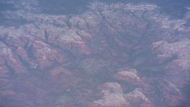 4K stock footage aerial video of desert canyons and mesas near Phoenix, Arizona Aerial Stock Footage | WA007_021