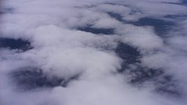 4K stock footage aerial video of cloud formations over Northern California Aerial Stock Footage | WAAF07_C006_0119N0