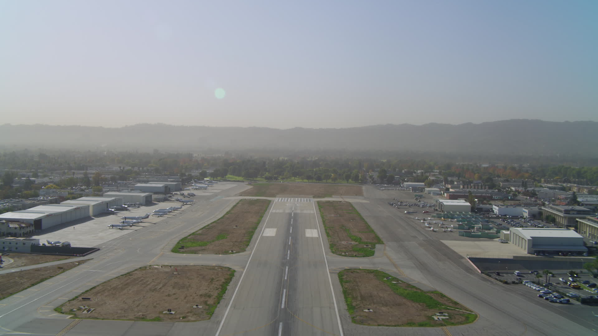 Van Nuys Airport, San Fernando Valley Aerial Stock Footage - 5 Videos ...