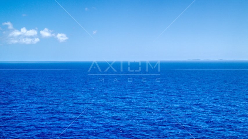 Sapphire blue ocean waters of the Atlantic Ocean  Aerial Stock Photo AX102_096.0000000F | Axiom Images