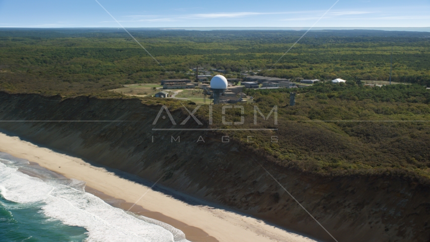 The North Truro Air Force Station, Cape Cod, Truro, Massachusetts Aerial Stock Photo AX144_016.0000032 | Axiom Images