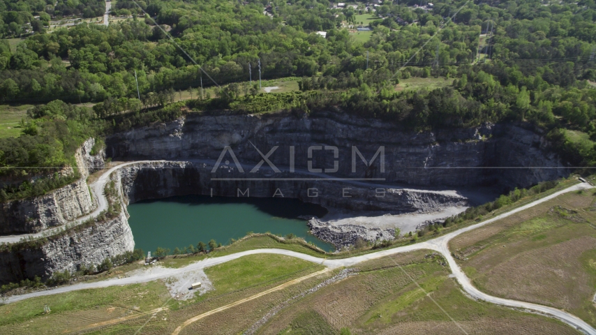 Bellwood Quarry, Atlanta, Georgia Aerial Stock Photo AX37_087.0000110F | Axiom Images