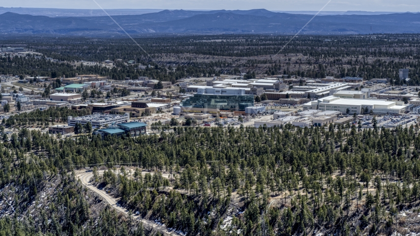 The Los Alamos National Laboratory, New Mexico Aerial Stock Photo DXP002_133_0013 | Axiom Images