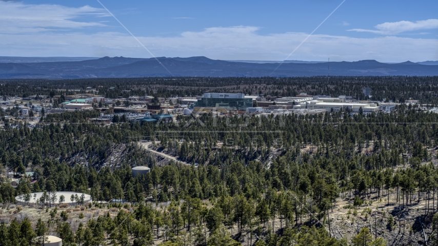 A view of the Los Alamos National Laboratory, New Mexico Aerial Stock Photo DXP002_133_0014 | Axiom Images