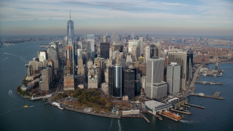 New York City, NY Aerial Stock Photos