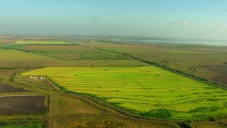 Matagorda County, TX Aerial Stock Footage