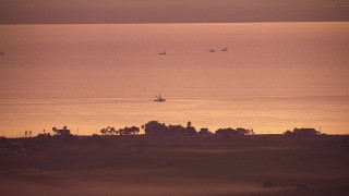 Port Lavaca, TX Aerial Stock Footage