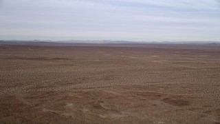 AX0006_149 - 5K aerial stock footage of Mojave Desert VFX Background Plate, California