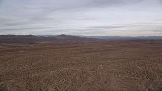 AX0006_161 - 5K aerial stock footage of a Mojave Desert VFX Background Plate, California