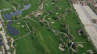 Golf Courses Aerial Stock Footage