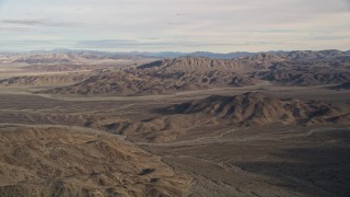 AX0011_057 - 5K aerial stock footage of a VFX plate of the Mojave Desert, California