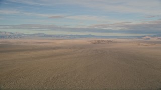 AX0011_066 - 5K stock footage aerial video of the wide expanse of the Mojave Desert in California