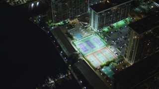 Tennis Aerial Stock Footage