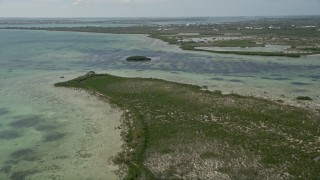 AX0026_047 - 5K aerial stock footage of flying over Coupon Bight mangroves, Big Pine Key, Florida