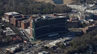 AX0171_0079 - 6.7K aerial stock footage of Piedmont Atlanta Hospital, Georgia