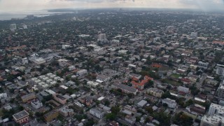 AX0172_101 - 6.7K aerial stock footage of flying over Little Havana Miami, Florida