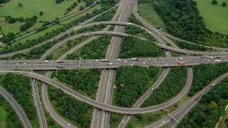 Freeways Aerial Stock Footage