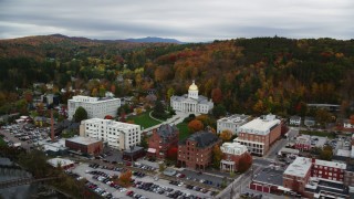 Montpelier, VT Aerial Stock Footage