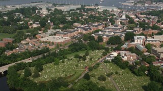Annapolis, MD Aerial Stock Footage