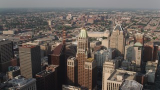 Baltimore, MD Aerial Stock Footage
