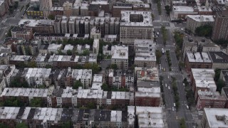 Row Houses Aerial Stock Footage