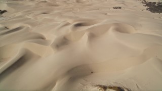 AXSF02_021 - 5K aerial stock footage video of flying over the sand dunes, Pismo Dunes, California
