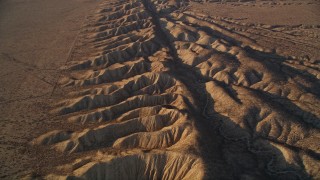 AXSF17_037 - 5K aerial stock footage flying over the San Andreas Fault, San Luis Obispo County, California
