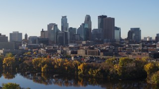 Minneapolis, MN Aerial Stock Footage