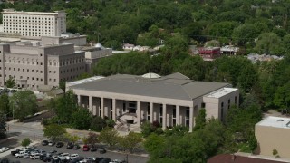 DX0001_007_008 - 5.7K stock footage aerial video of the Supreme Court of Nevada in Carson City, Nevada