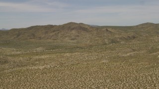 FG0001_000027 - 4K aerial stock footage of the Dead Mountains Wilderness Area in the Mojave Desert on the border of Nevada and California