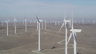 Windmills Aerial Stock Footage