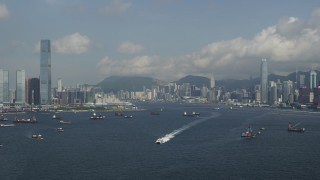 Hong Kong Aerial Stock Footage