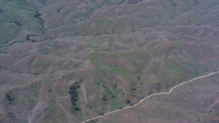 WA007_045 - 4K stock footage aerial video flying over the Chino Hills in California