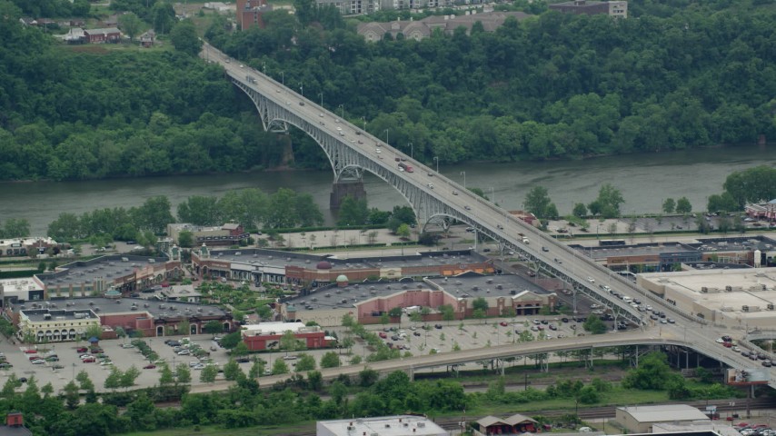 Homestead Grays Bridge Pittsburgh Pennsylvania Stock Image - Image