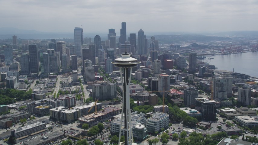 Seattle, WA Aerial Stock Footage