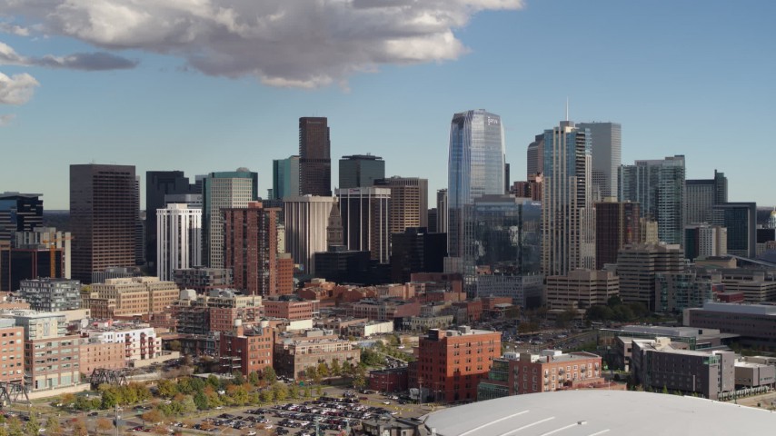 Denver, CO Aerial Stock Footage